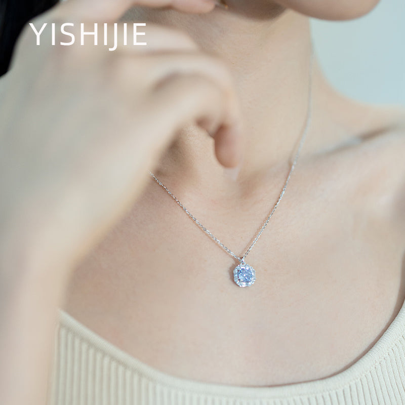 Rose in Stone Necklace